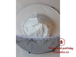 Včelařský klobouk-černý závoj otvíratelný - CZ
