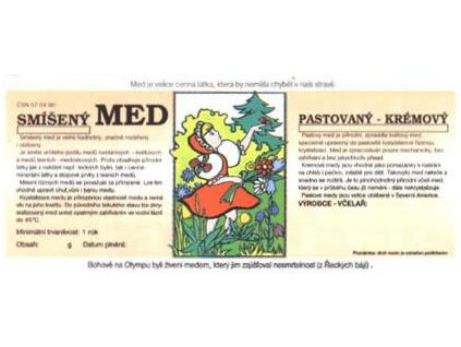 Smíšený/pastový MED (Karkulka)