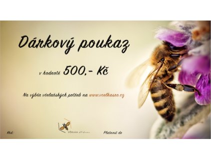 Dárkový poukaz 500, 250kb