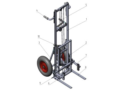 CZ 2300 VOZÍK ÚLOVÝ.2
