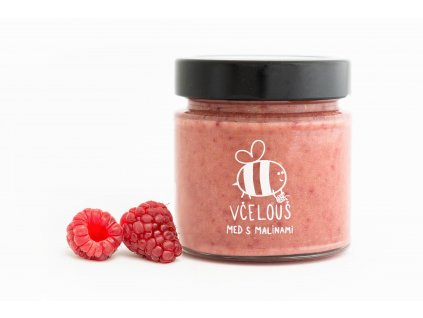Včelouš Med S malinami 230 g b