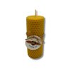 Malá motaná svíčka z včelího vosku