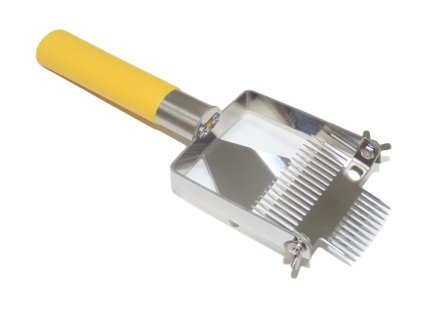 Odvíčkovací vidlička s vodícím břitem