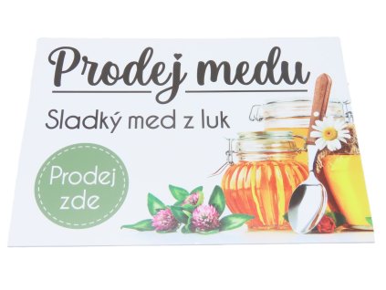 Prodej medu cedule