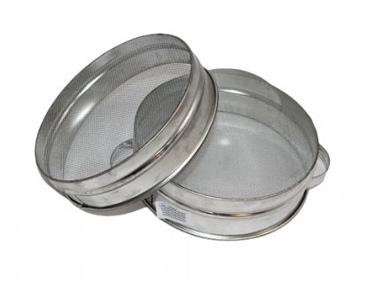 Cedník dvojitý vypoukly pocín s  pevnými oušky