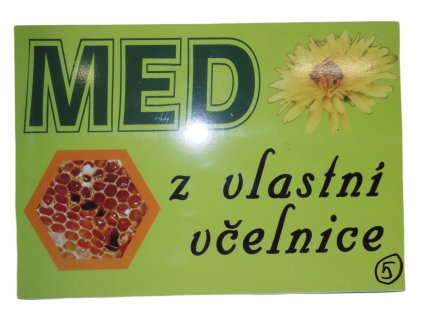 Cedule  med z vlastní včelnice