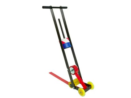 Vozík pro aplikaci podlahových pásek, pro pásky do šíře 100 mm