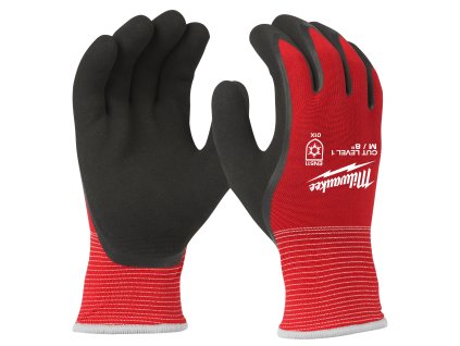 Zimní rukavice odolné proti proříznutí Stupeň 1/A -  vel XL/10 - 72ks