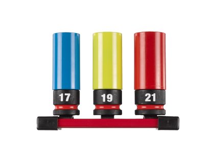 3ks sada ½˝ SHOCKWAVE™ IMP. sada průmyslových hlavic na šrouby kol