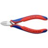 Boční štípací kleště pro elektroniku S průvlečným kloubem KNIPEX