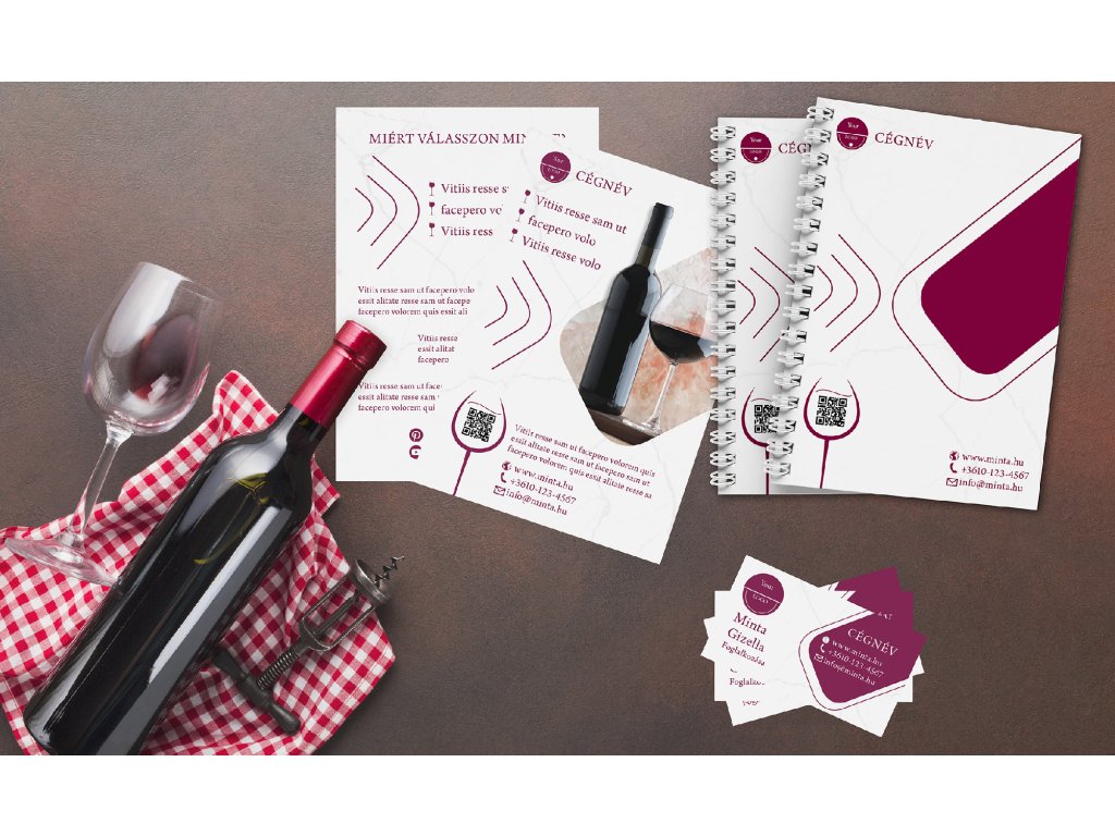 vintage background with red bottle wine kapcs9