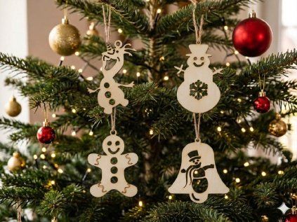 Pohádkové Vánoční ozdoby