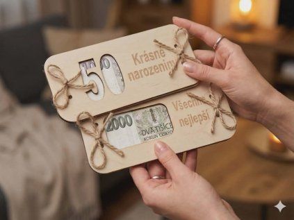 Obálka k narozeninám