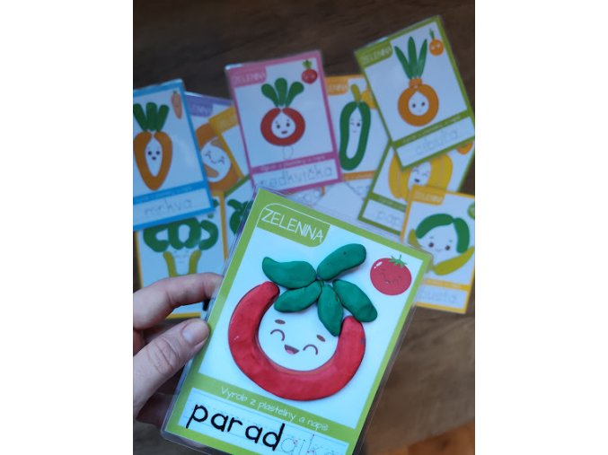 Modelovacie podložky - ZELENINA