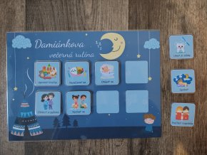 Večerná motivačná rutina na suchý zips