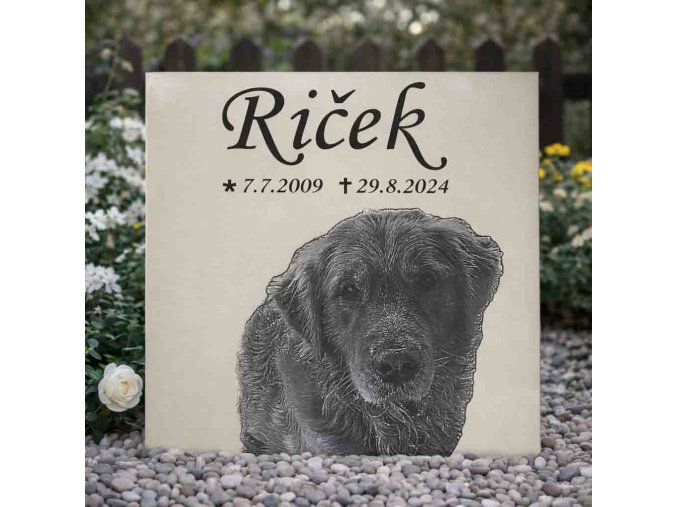 pomník pro psa keramika1