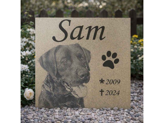 pomník pro psa keramika22