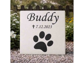 pomník pro psa keramikabila