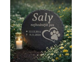 nahrobek pro psa text