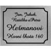 cedulka na dveře