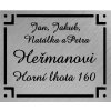 cedulka na dveře