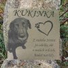 zvireci nahrobek s fotkou z keramiky