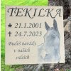zvířecí náhrobek