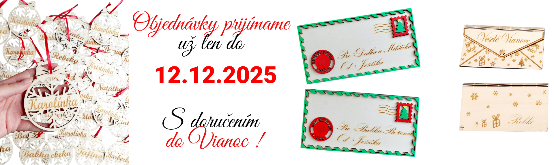 oznam Vianoce počítač