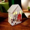 LED keramický domček - Vianočná chalúpka