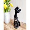 Dekorácia-čierna mačka