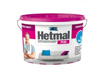 Hetmal Plus 15+3 kg - bílá interiérová barva