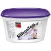 Silikonová škrábaná omítka Baumit SilikonTop 1,5 mm, 25 kg - bílá