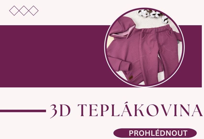 novinka 3d teplakovina