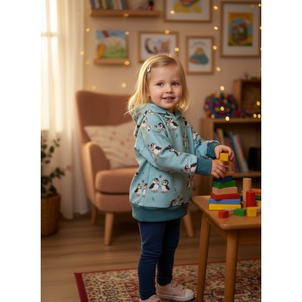 detska handmade mikina oversize papuchalk