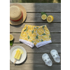 detske handmade sortky citrony