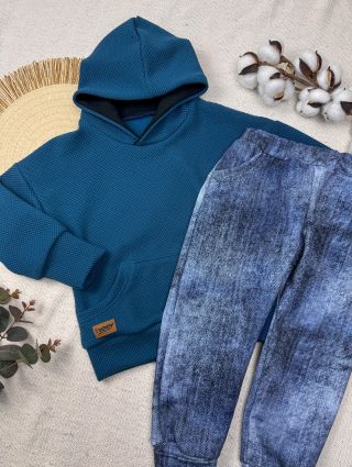 JEANS LOOK je ideální vzor, který doplní každý outfit holkám i klukům 🥳 Slaďte si sourozence ve stejném stylu! Jenas look...