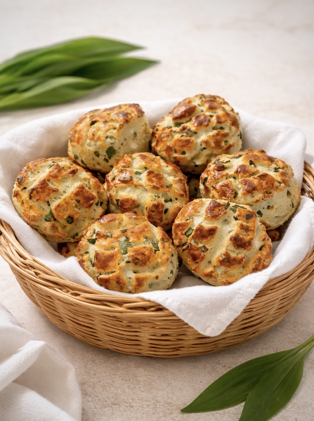 Medvehagymás pogácsa recept