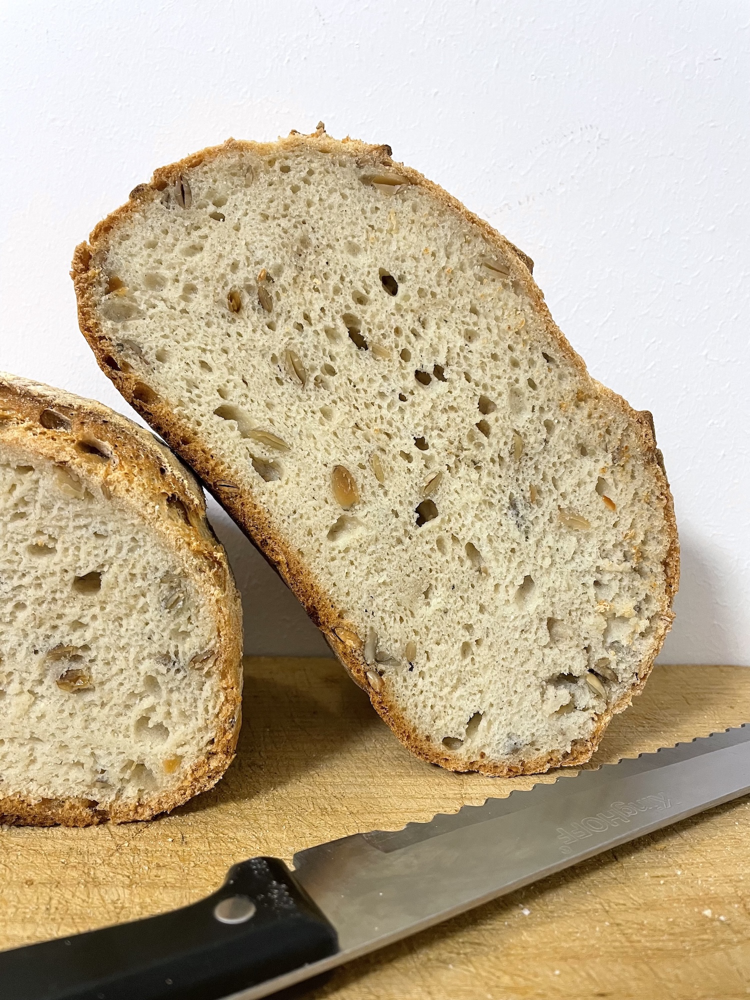 Pirított tökmagvas kenyér recept