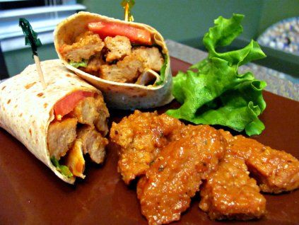 Smoked tofu wrap