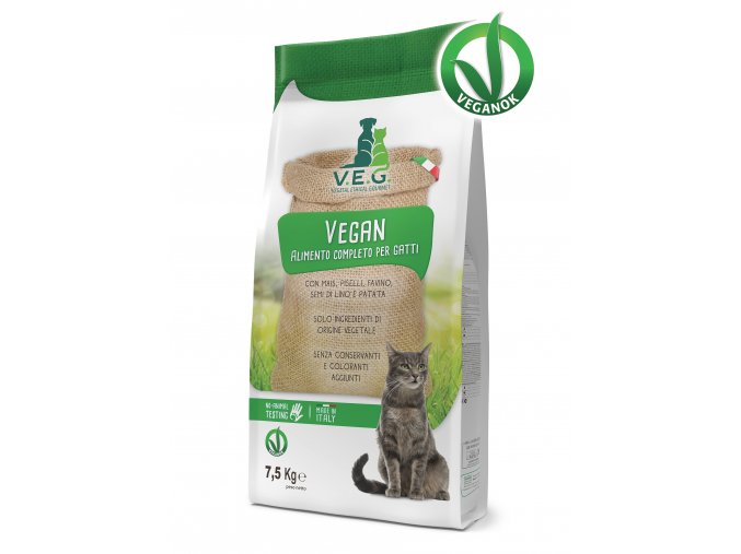 Sacco 7,5 kg 3d VEG CAT veganok