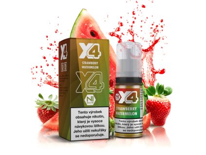 X4 ELIQUID STRAWBERRY WATERMELON