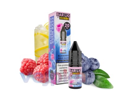 E-liquid ZEUS Juice BAR LIQ Blueberry Sour Razz 10 ml - 20mg