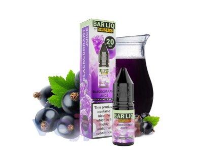 E-liquid ZEUS Juice BAR LIQ Blackcurrant Juice 10 ml - 20mg