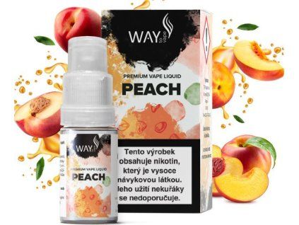 liquid way to vape peach 10ml 18mg