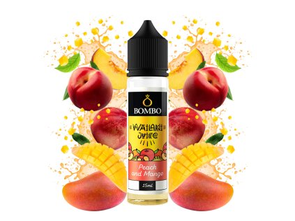 prichut shake and vape bombo wailani peach and mango
