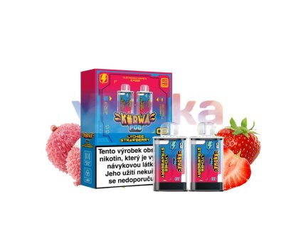 KURWA PODS 2X - Lychee Strawberry 20mg