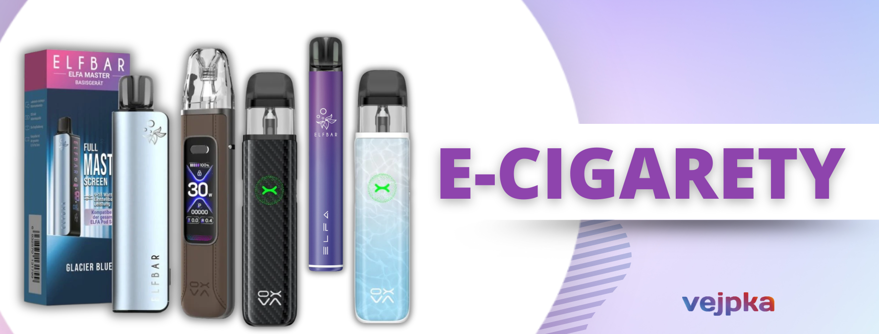 E-cigarety, vape zariadenia