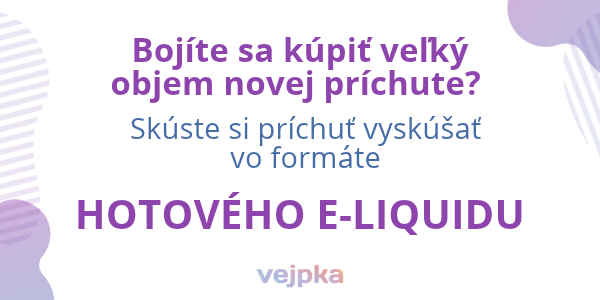 najskor skuste hotovy liquid pre ochutnanie
