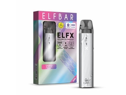 elf bar elfx kit silver 1