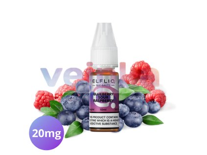 ELFLIQ Nic SALT Blueberry Sour Raspberry 10ml - 20mg